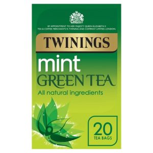 Twinings Green Tea And Mint 20 Single Tea bags 40G