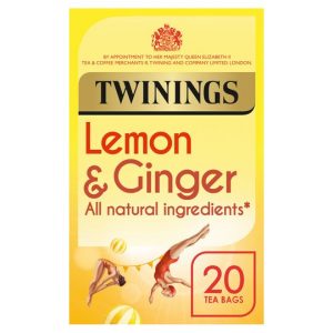 Twinings Lemon & Ginger 20 Teabags 30G