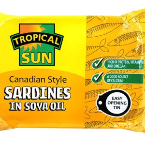 Tropical Sun Canadian-Style Sardines in Soya Oil 106g