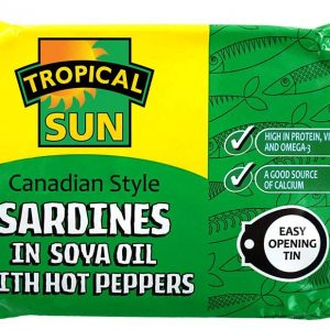 Tropical Sun Canadian Style Sardines in Hot Peppers, 106g