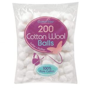 COTTON TREE® 100% Pure Cotton, Super Soft, Pack of 200