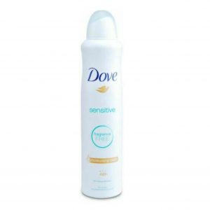 DOVE DEODORANT SENSITIVE Fragrance free Moisturising Cream 150Ml