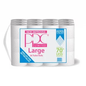 36 LARGE TOILET ROLLS